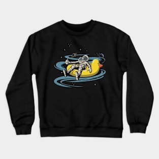 Space Float Retro Astronaut Crewneck Sweatshirt